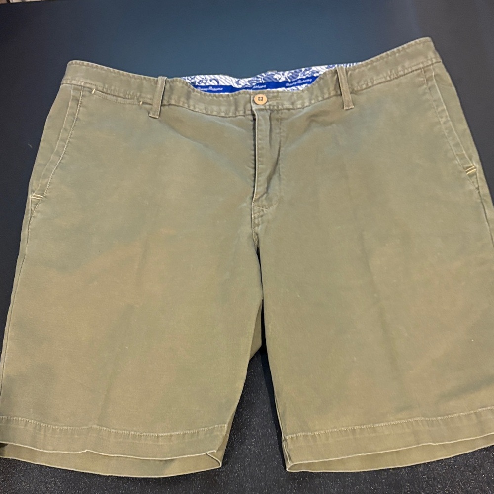 Tommy Bahama Khaki Flat Front Men's Shorts